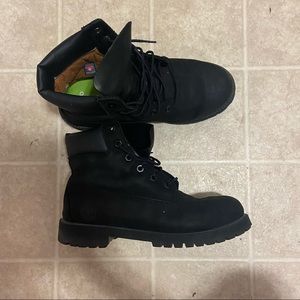 Timberlands, women size 8, men size 6